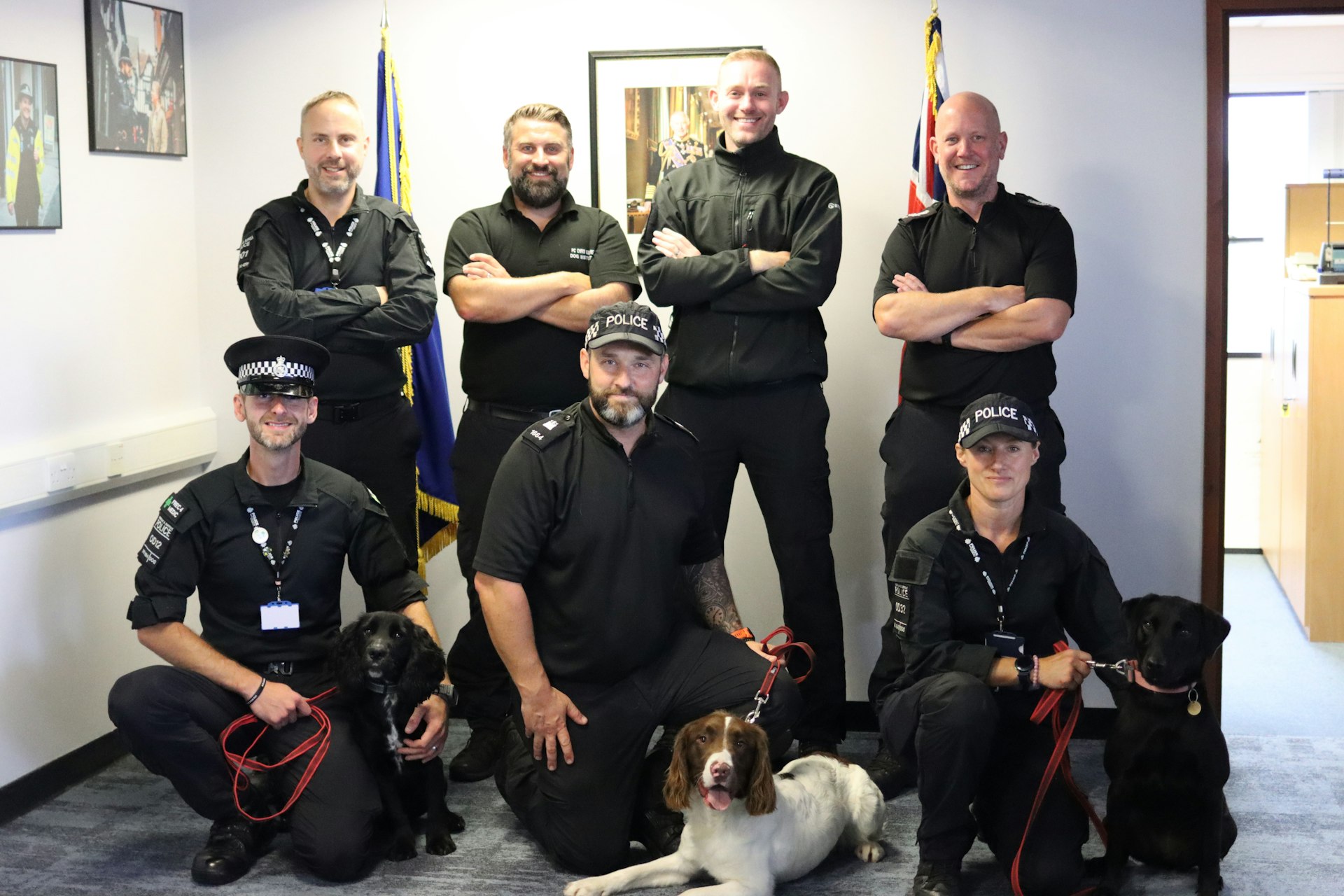 The Digital Evidence Detection Dogs and their handlers